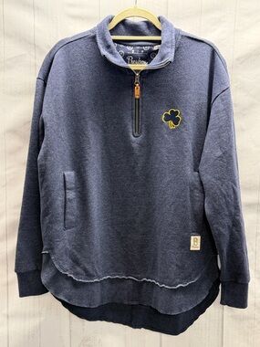 Pressbox NWT NCAA Notre Dame Fighting Irish Northfork Sojourn Poncho Sweatshirt